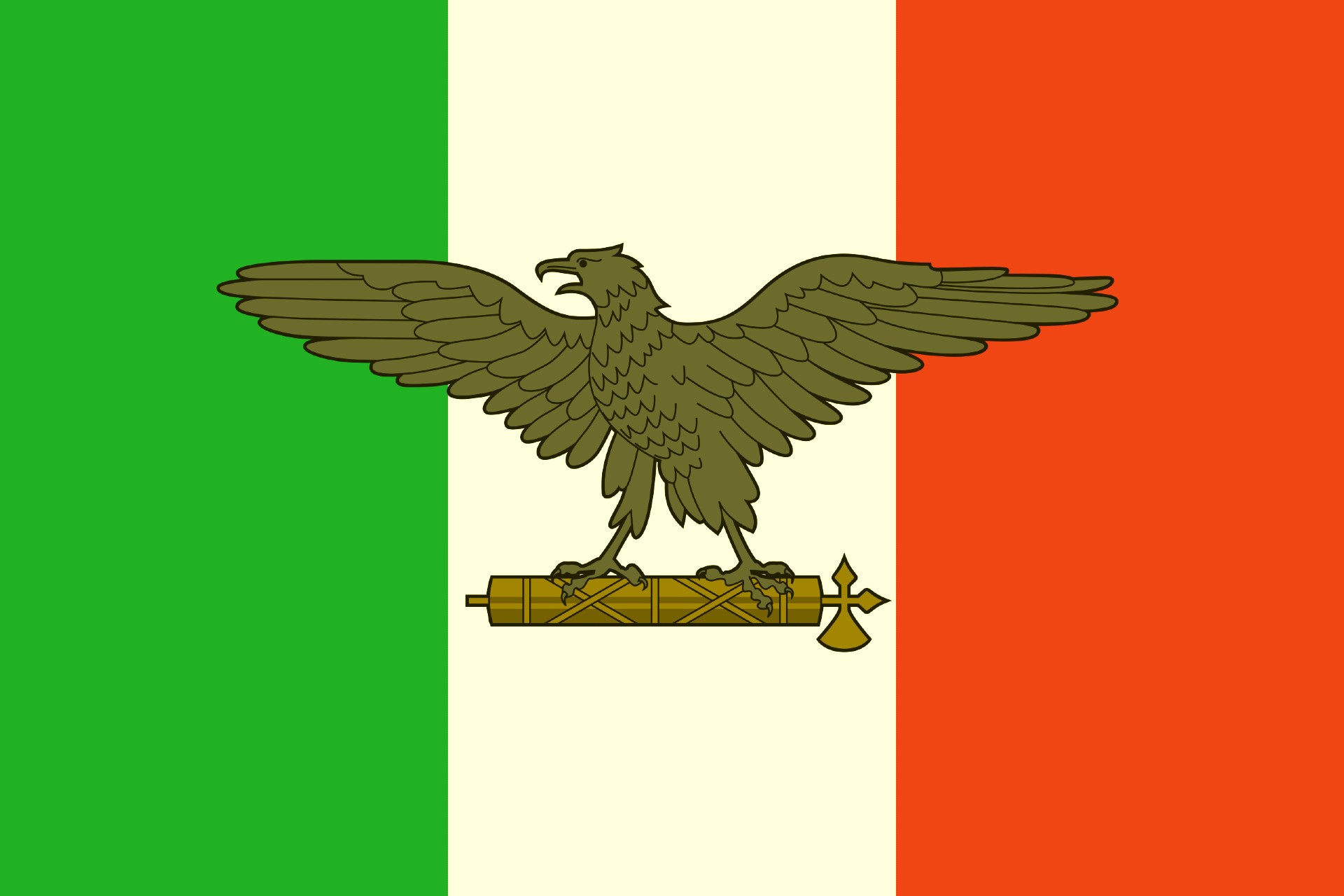 War flag of the Italian Social Republic